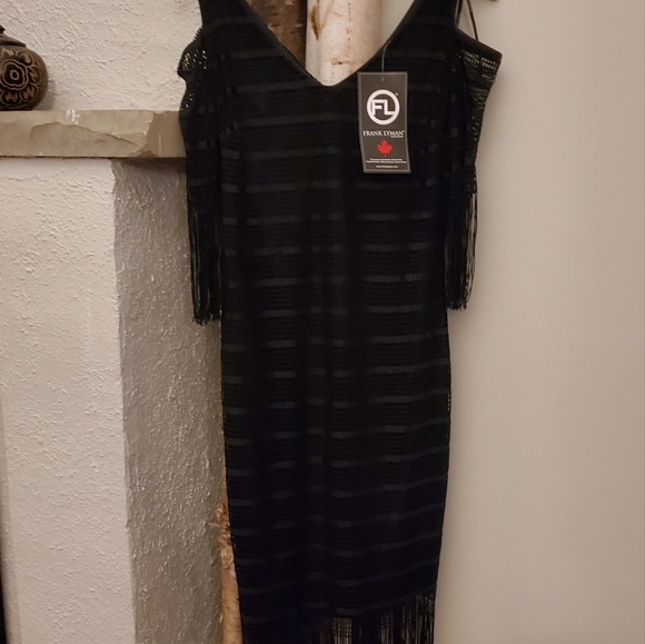 Frank Lyman cold shoulder, LBD, size 6 - Picture 2 of 6